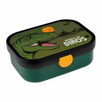 BROTDOSE Campus Dino World 700 ml - Dunkelgrün, Kunststoff (13.2/6.1/17.8cm) - Mepal