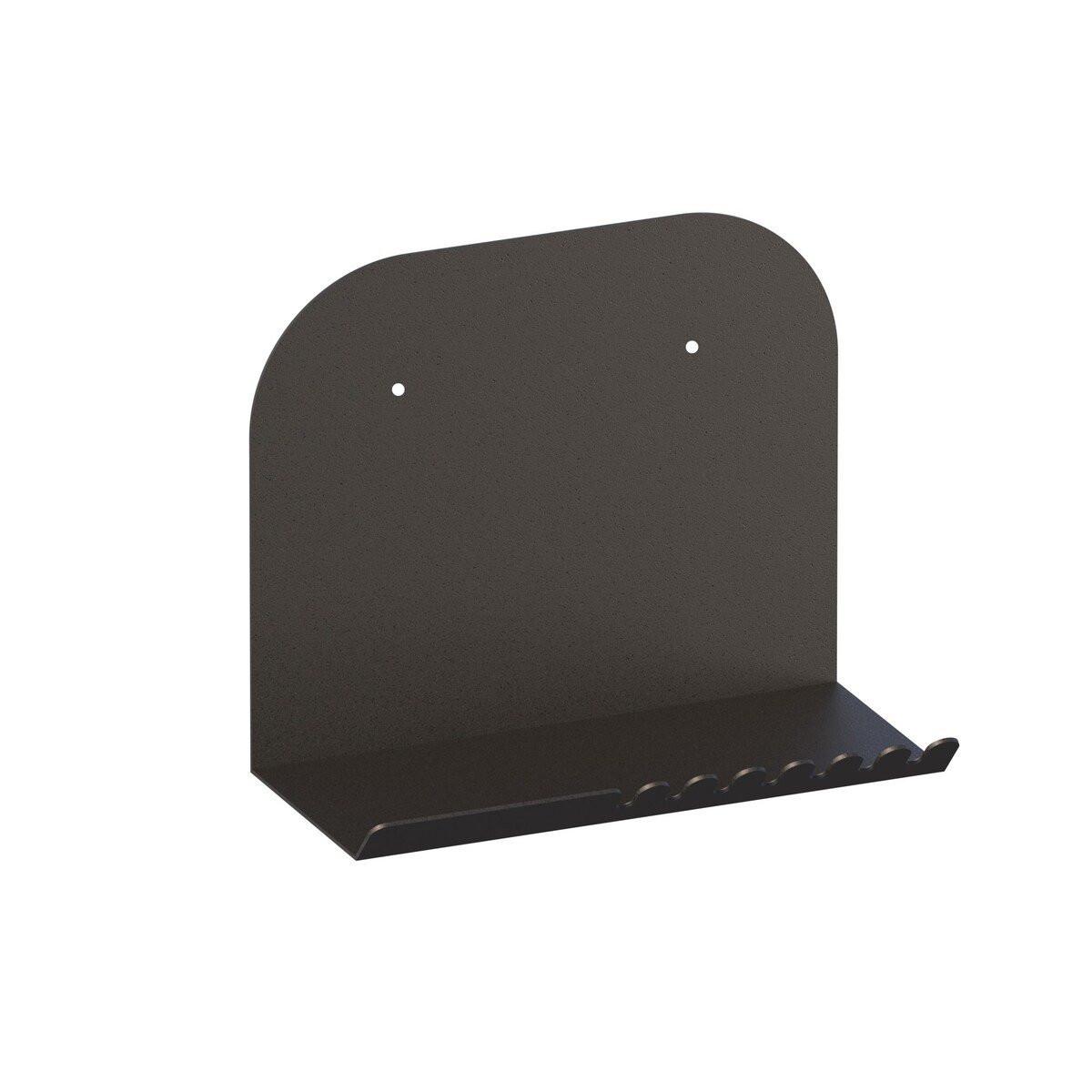 WANDREGAL aus metall 12/28/23 cm - Schwarz, Metall (12/23/28cm) - Calicosy