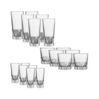 BARGLÄSER-SET Bergamo transparent 18-tlg. - Transparent, Glas - Ritzenhoff Breker