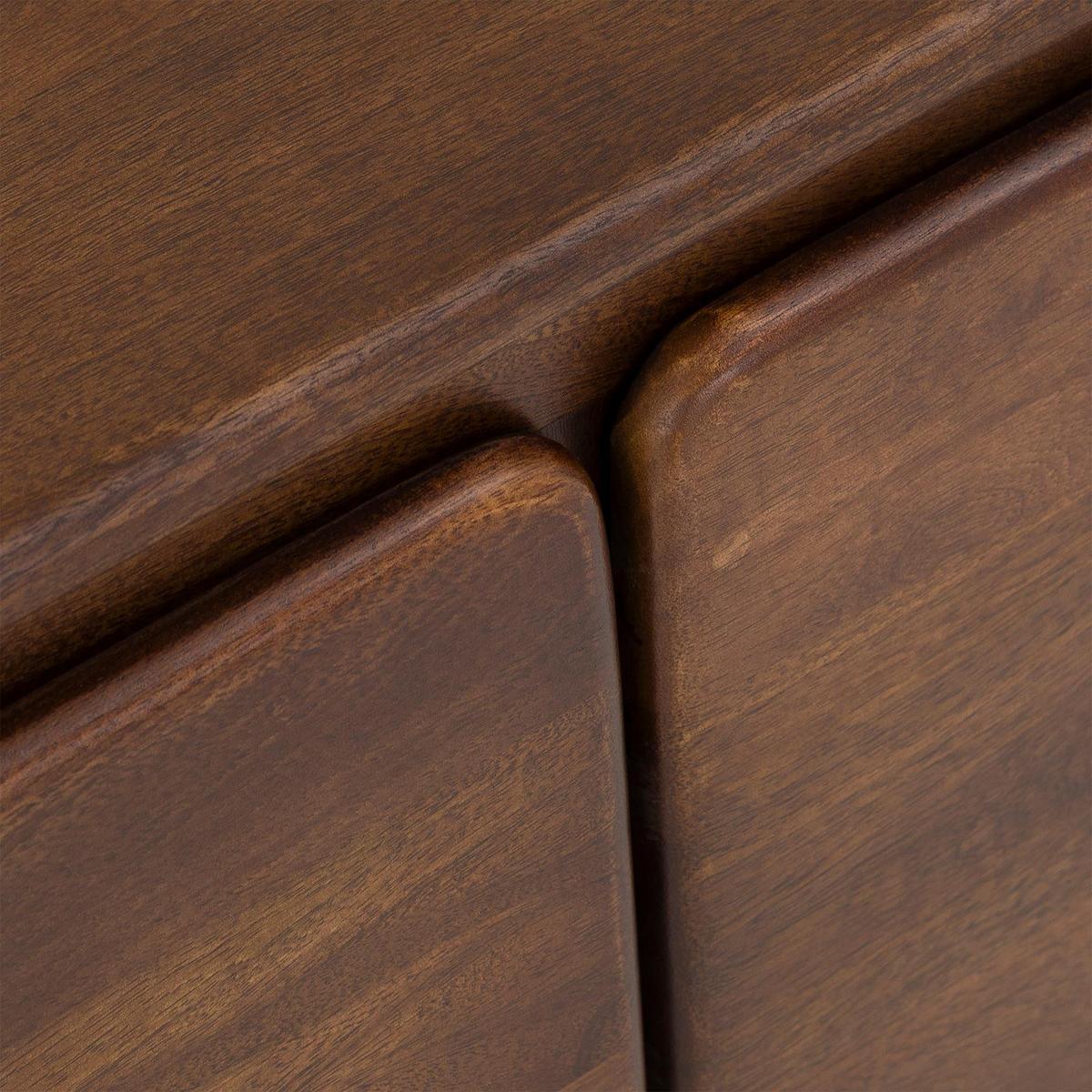 LOWBOARD DIMA dunkelbraun - Dunkelbraun, Holz (180/51/40cm) - IDIMEX