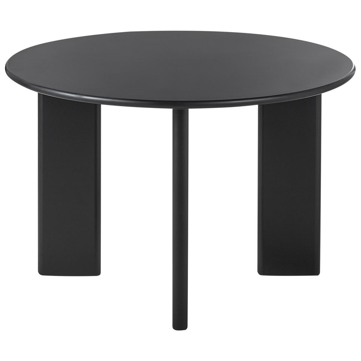 ESSTISCH 120/120 cm Schwarz Cosmo - Schwarz, Holzwerkstoff (120/120/75cm) - Beliani