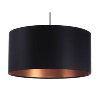 HÄNGELEUCHTE Kupfer 50/25 cm - Schwarz/Kupferfarben, Kunststoff (50/0.8/25cm) - ONZENO