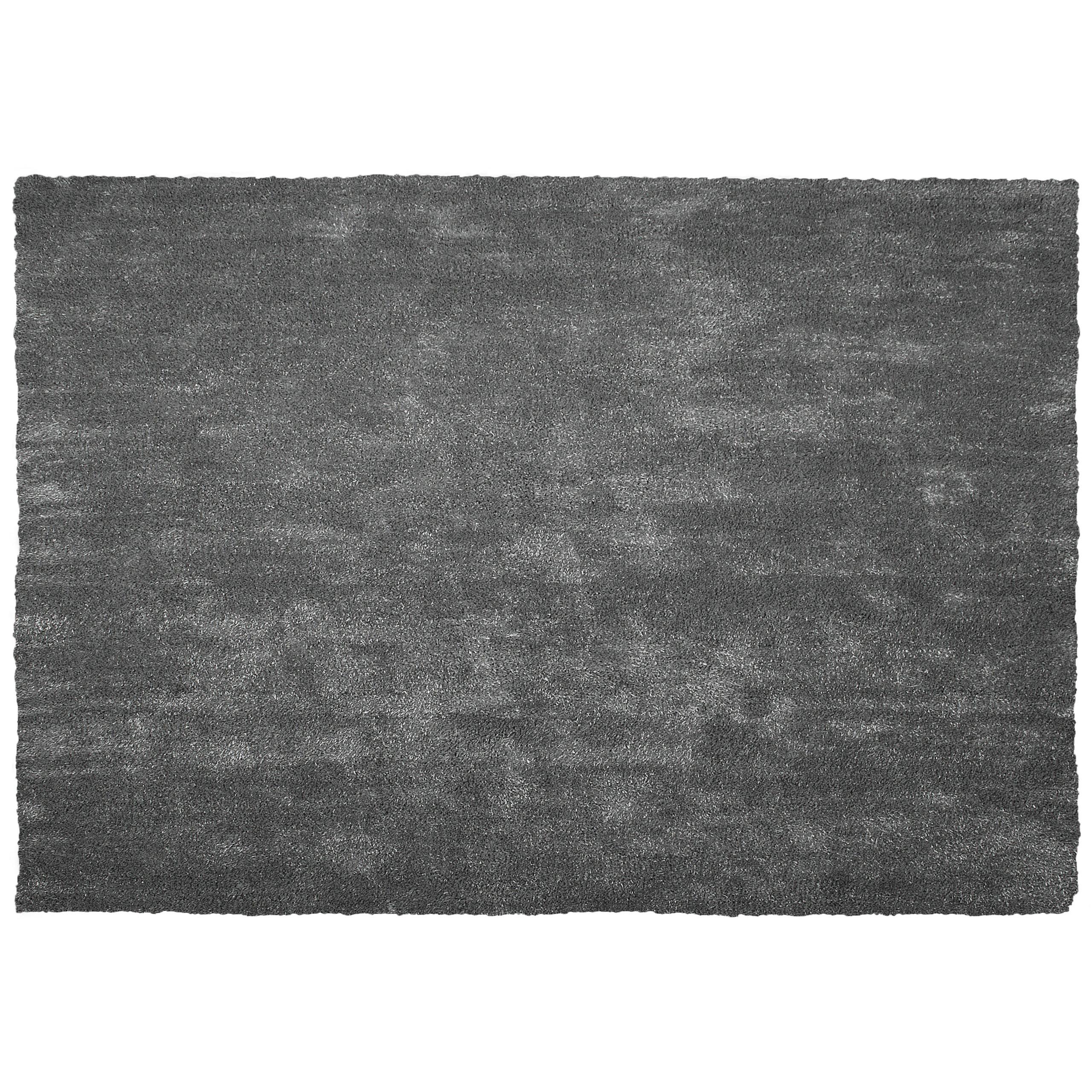 SHAGGY-TEPPICH Demre 230/160 cm - Grau, Kunststoff (160/230cm) - Beliani