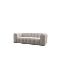 SOFA 3-sitzer Solvie In Moly - Creme, Holzwerkstoff/Textil (230/75/106cm) - Fun Möbel