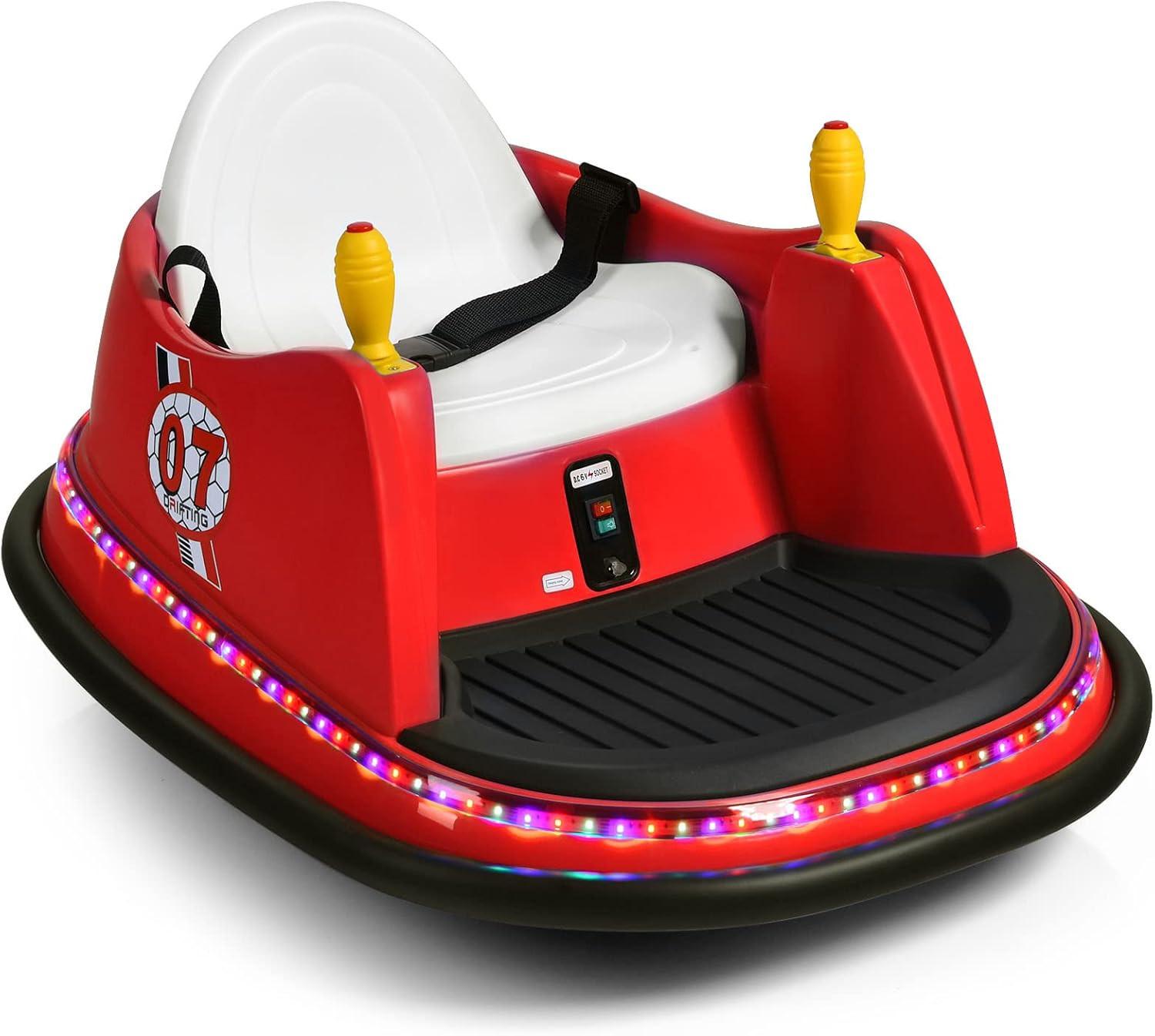 AUTOSCOOTER 6V Kinder Rot - Rot, Kunststoff (75/42/57cm) - COSTWAY