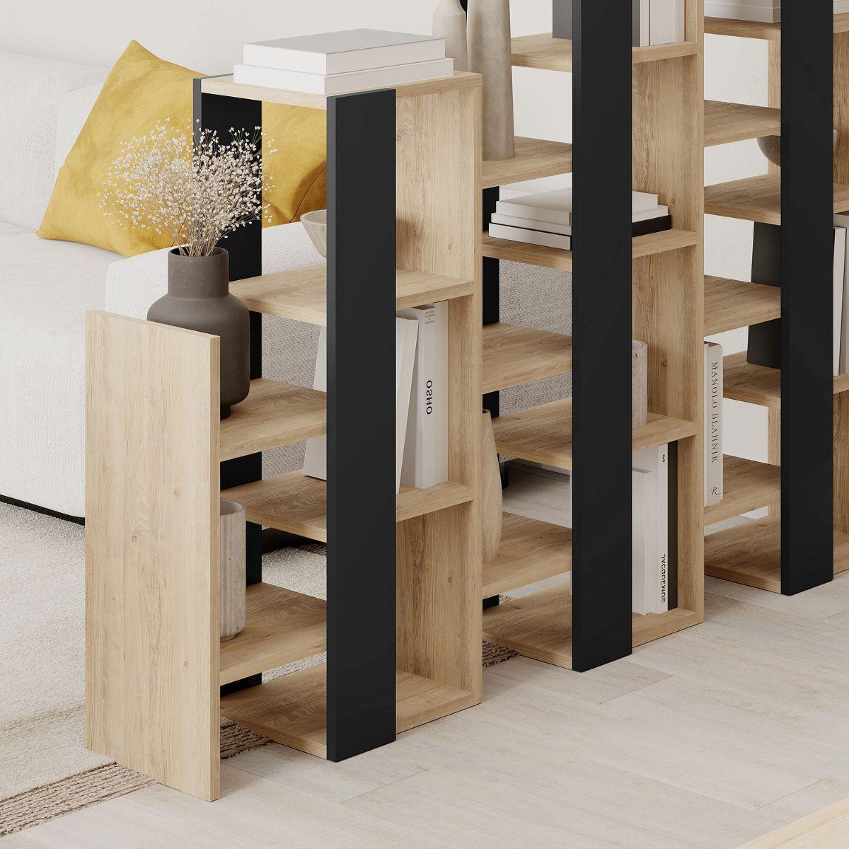 REGAL Trenner Anissa - H151 cm - Eiche Bianco, Holzwerkstoff (29/151/31.1cm) - Calicosy
