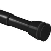 DUSCHSTANGE Neptun 115-200cm Schwarz - Schwarz, Metall (115cm) - BoMoe