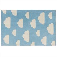KINDERTEPPICH Gwalijar 90/60 cm - Blau, Textil (60/90cm) - Beliani