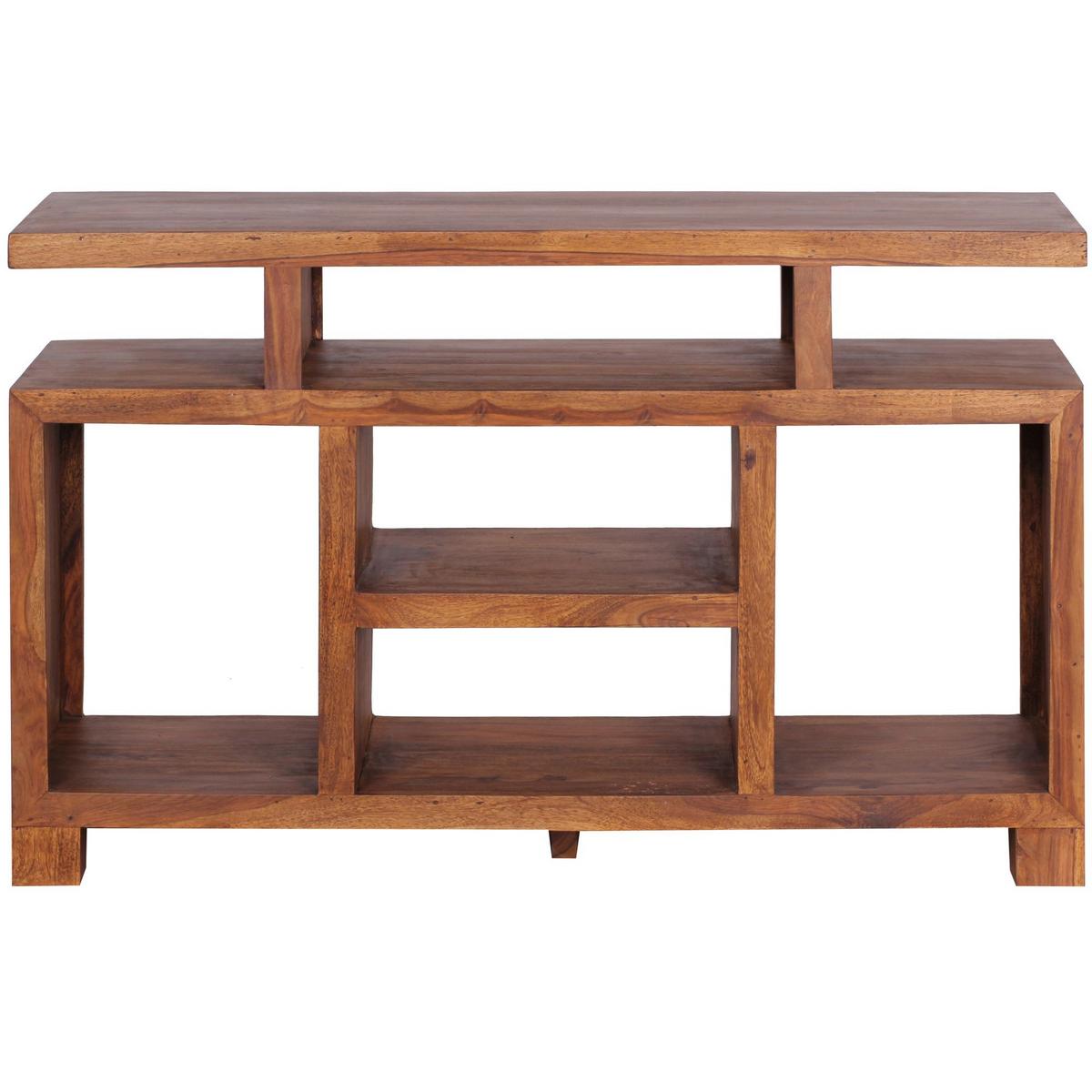 SIDEBOARD – Massivholz, 115x76x40 cm, Landhausstil, auch als TV-Kommode - Braun, Holz (115/76/40cm) - KADIMA DESIGN