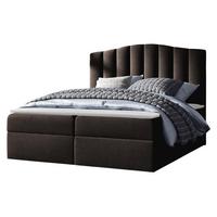 BOXBETT Lindos - H3 - Dunkelbraun, Holz (160/200cm) - MIRJAN24