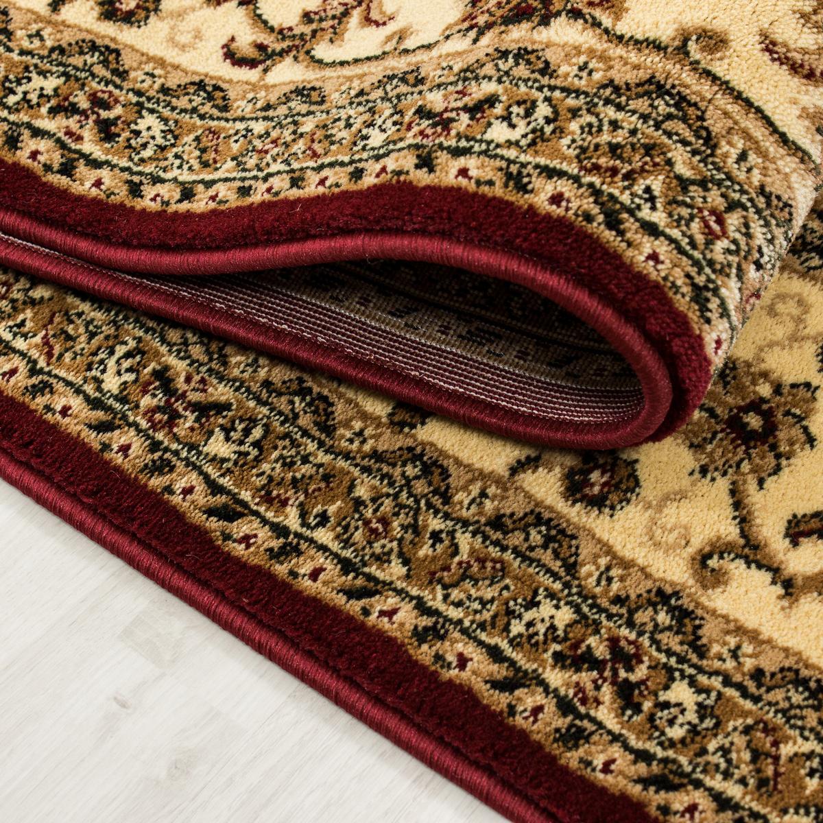 KURZFLORTEPPICH TANNHEIM, orientalisch, aus Polypropylen, Rot, 200 x 290 cm - Rot, Textil (290/200cm) - KADIMA DESIGN
