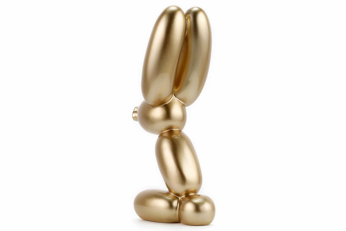 SKULPTUR Gold 18/32 cm - Goldfarben, Stein (0.85/32/11cm) - KUNSTLOFT