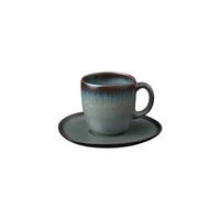 KAFFEETASSE MIT UNTERTASSE Lave Gris 190 ml - Grau, Keramik (15.2/9.9/15.3cm) - like.Villeroy & Boch