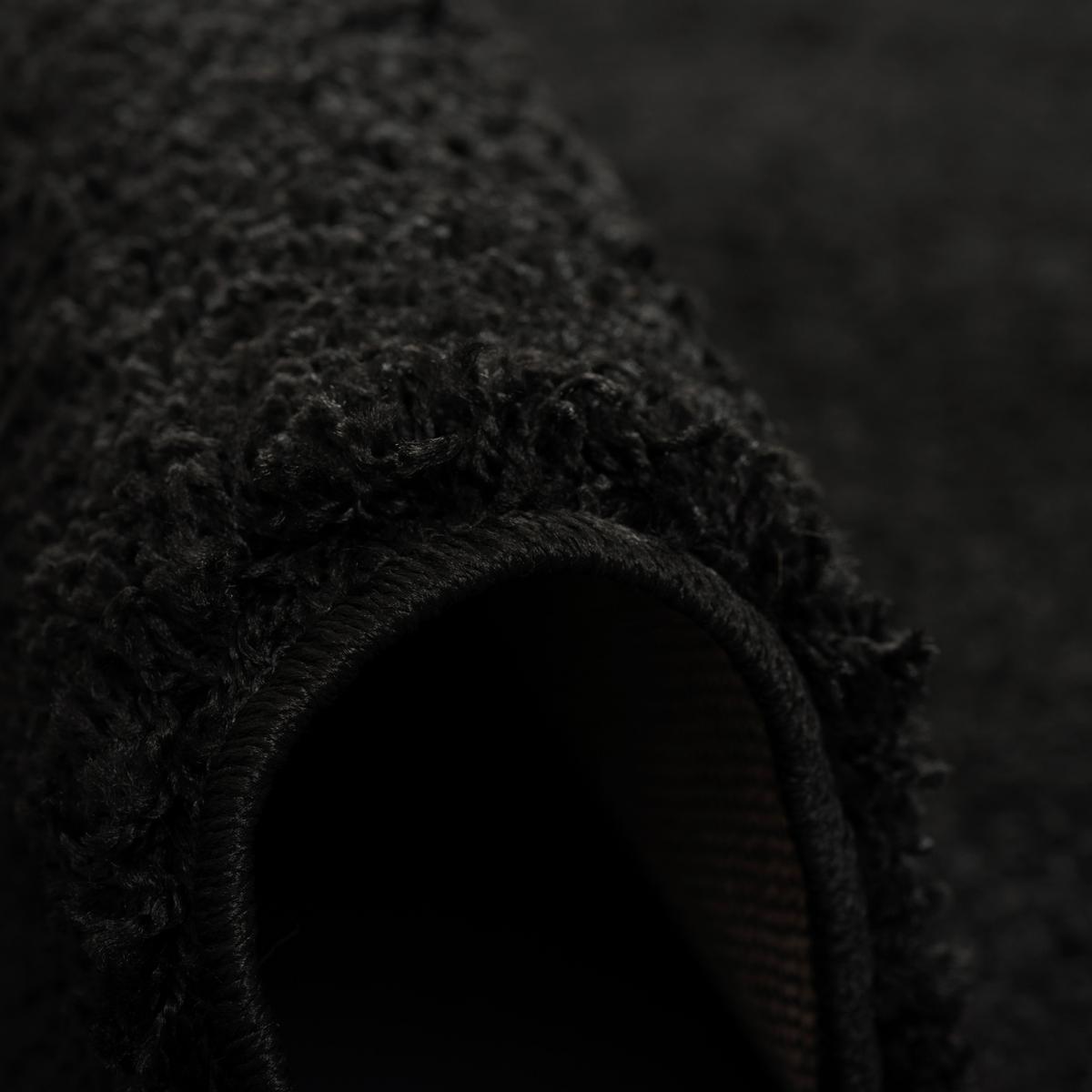 HOCHFLOR LANGFLOR TEPPICH ALOHA - Schwarz, Textil (120/170cm) - Pergamon