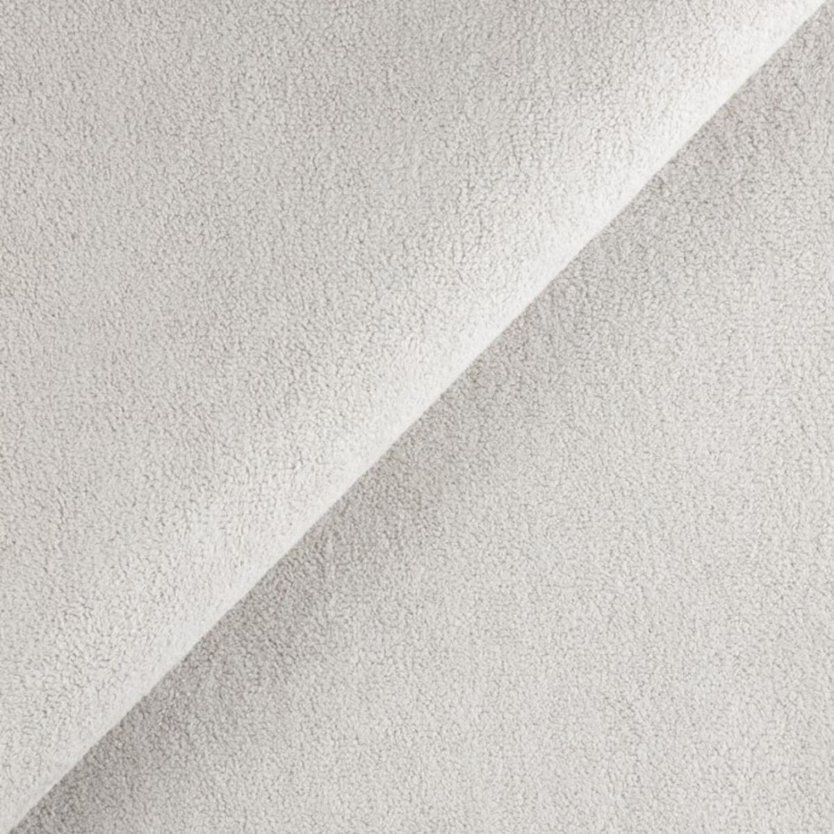 SCHLAFSOFA Belluno aus hochwertigem Hellgrau Plüschstoff mit Bettkasten und tiefen Steppungen in Bubble-Optik - Hellgrau/Schwarz, Holz/Kunststoff (205/87/105cm) - S-Style