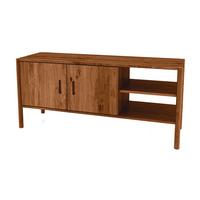 KOMMODE INA Wildeiche - Mokka, Holz (142/64/46cm) - byoak