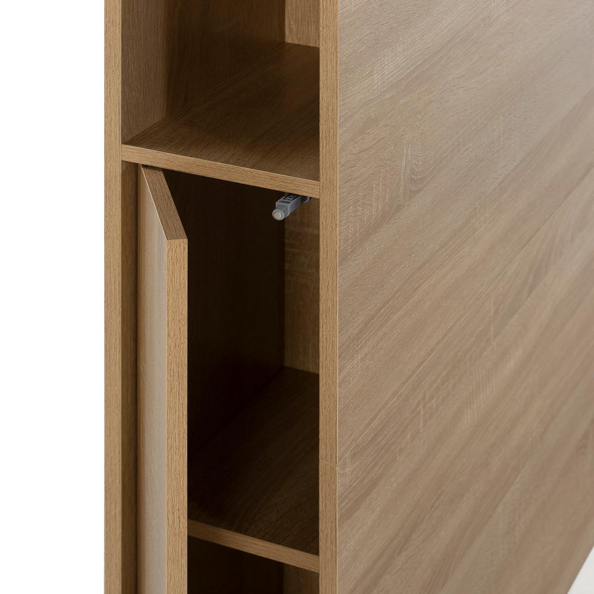 KOPFTEIL 145 cm Zeus, Eichenfarbe - Honigeiche, Holzwerkstoff (20/120/145cm) - VS Venta-stock