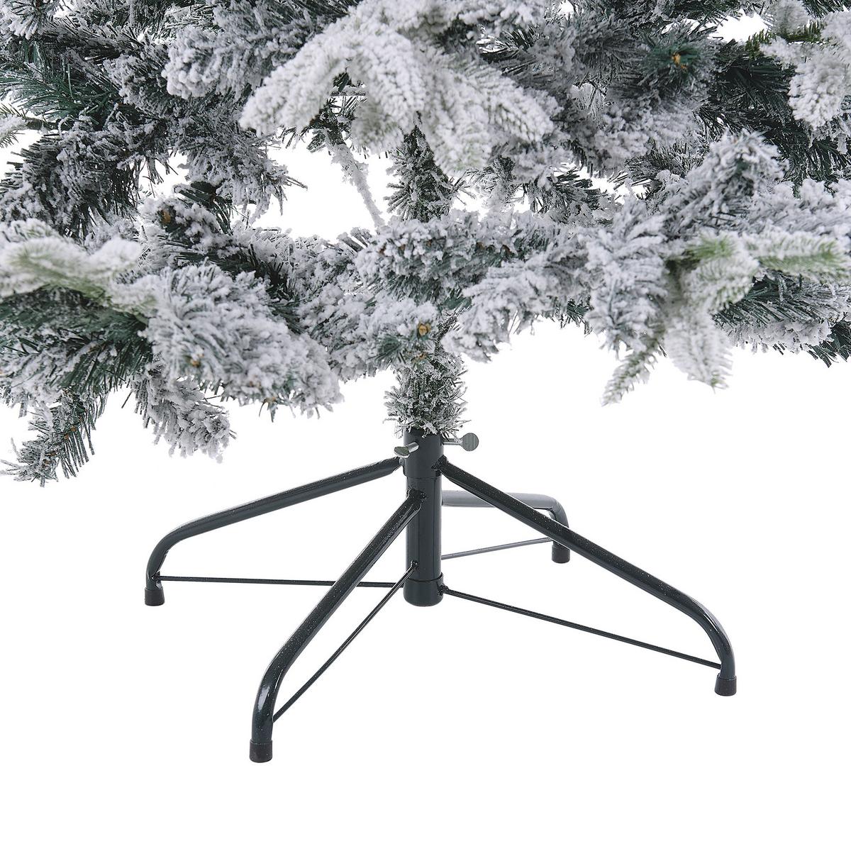 WEIHNACHTSBAUM 180 cm Weiß Tomichi - Weiß, Kunststoff (180cm) - Beliani