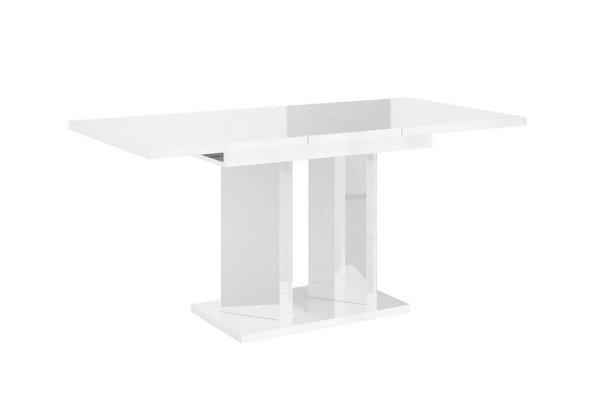 ESSTISCH BELTRA Ausziehbar 120 - 160 / 80 x 76 cm - Weiß, Holz (120/80/76cm) - MASSENO