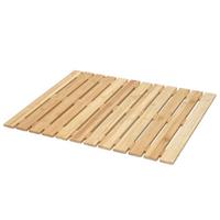 BADEMATTE Braun - Braun, Holz (60/50cm) - MCW