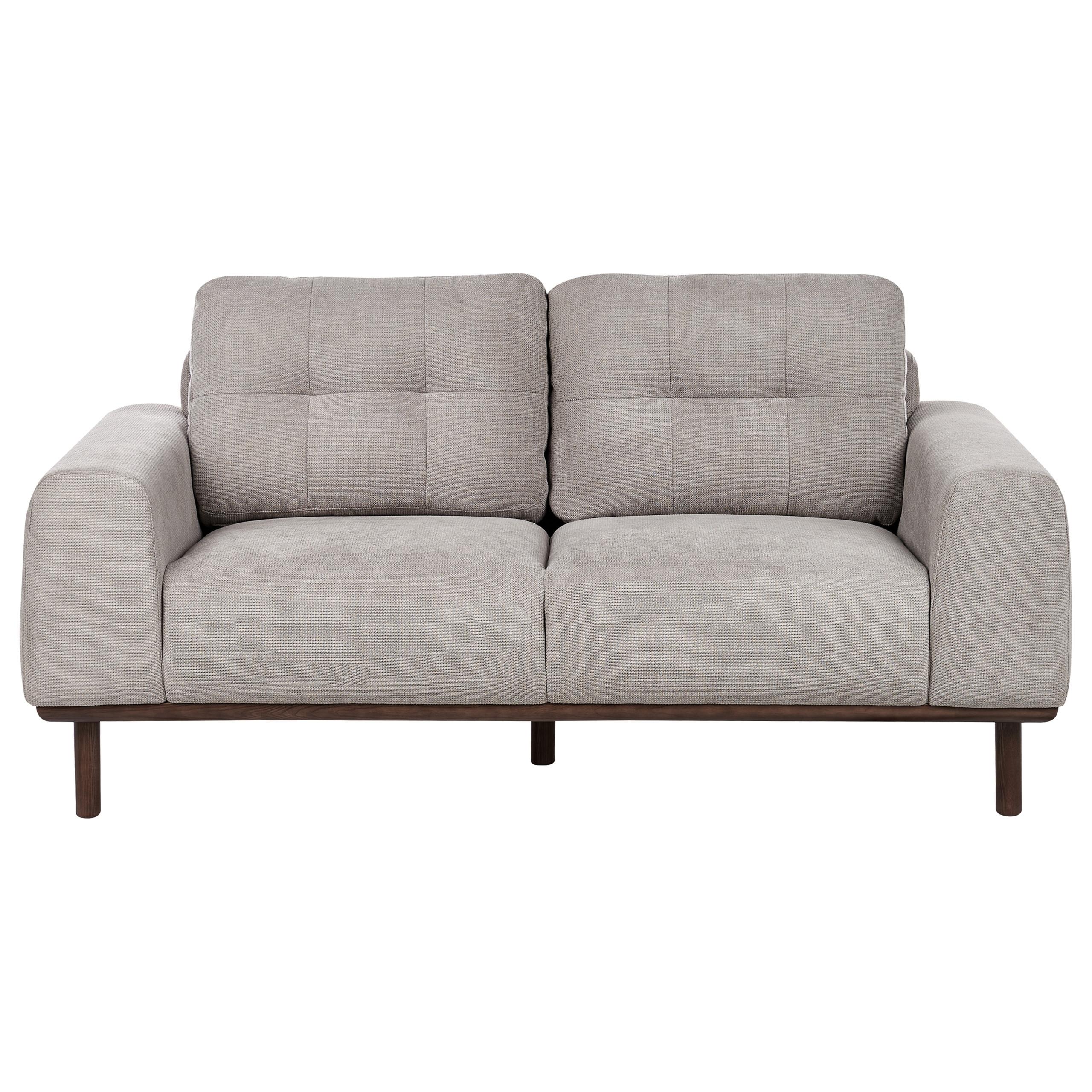 2-SITZER-SOFA Stoff Hellgrau Laurila - Hellgrau, Textil (170/71/92cm) - Beliani