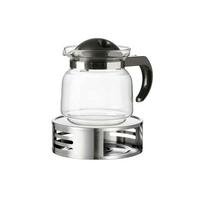TEEKANNE MIT STÖVCHEN Ravenna transparent 800 ml 2er Set - Transparent, Glas/Metall (0.8L) - Ritzenhoff Breker