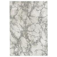 VENEZIA LUXUS DESIGNER TEPPICH MARMOR OPITK - Grau, Textil (120/170cm) - Pergamon
