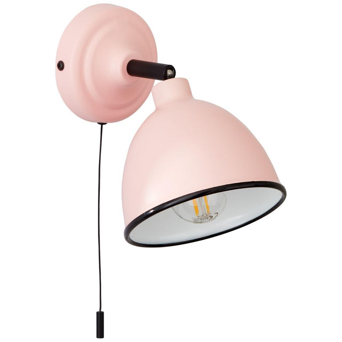 WANDLEUCHTE Telio 97002/17 - Chromfarben/Pink, Metall (12.5/12.5/19.5cm) - Brilliant