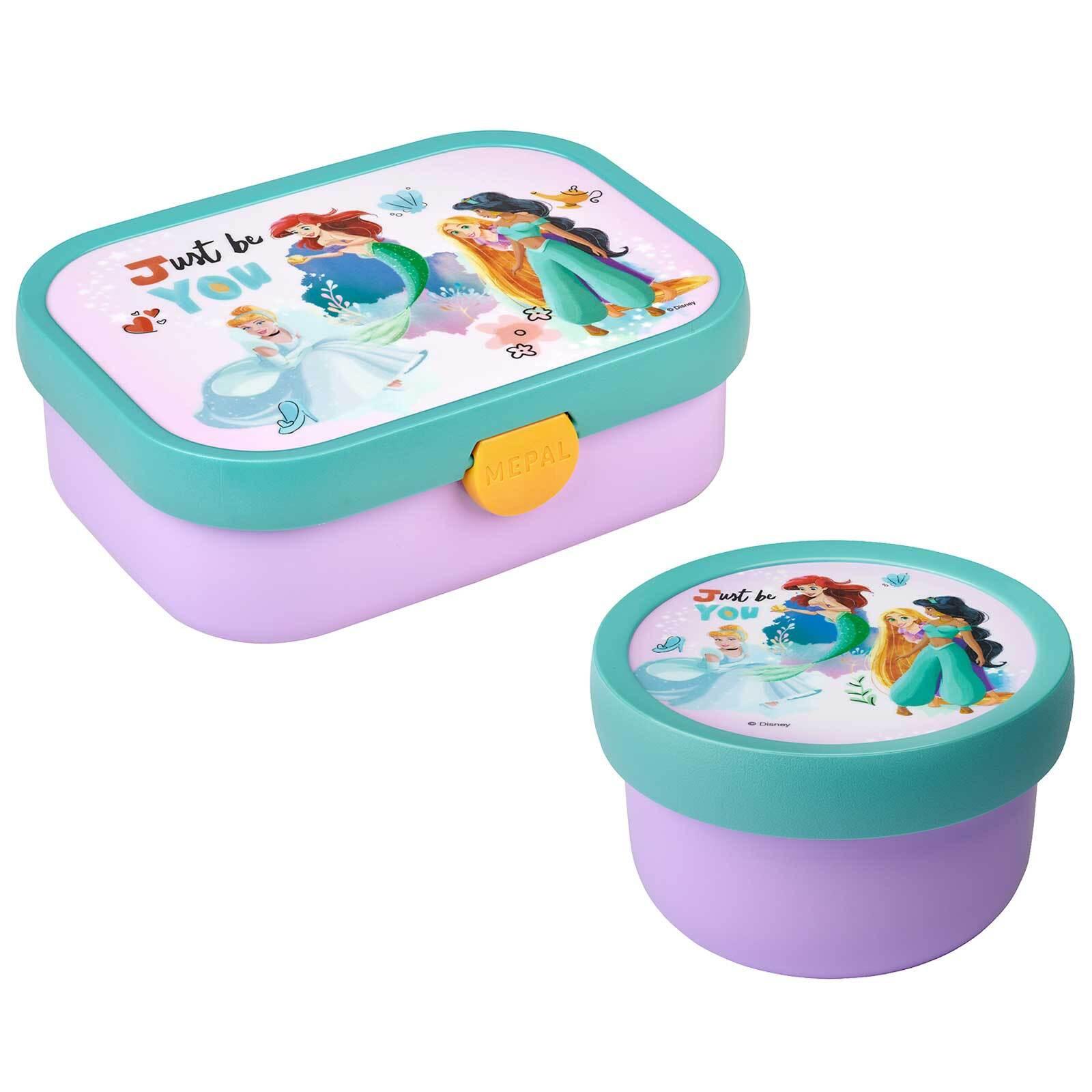 OBST- UND BENTOBOX DISNEY PRINCESS Campus bunt 300 & 750 ml - Multicolor, Kunststoff (2/2/2cm) - Mepal