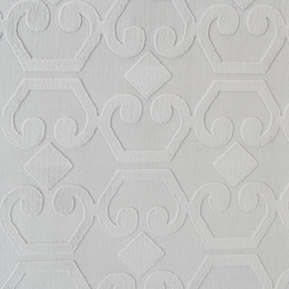 TEPPICH Hellgrau 160/160 cm Gannett - Hellgrau/Grau, Textil (160/160cm) - Beliani