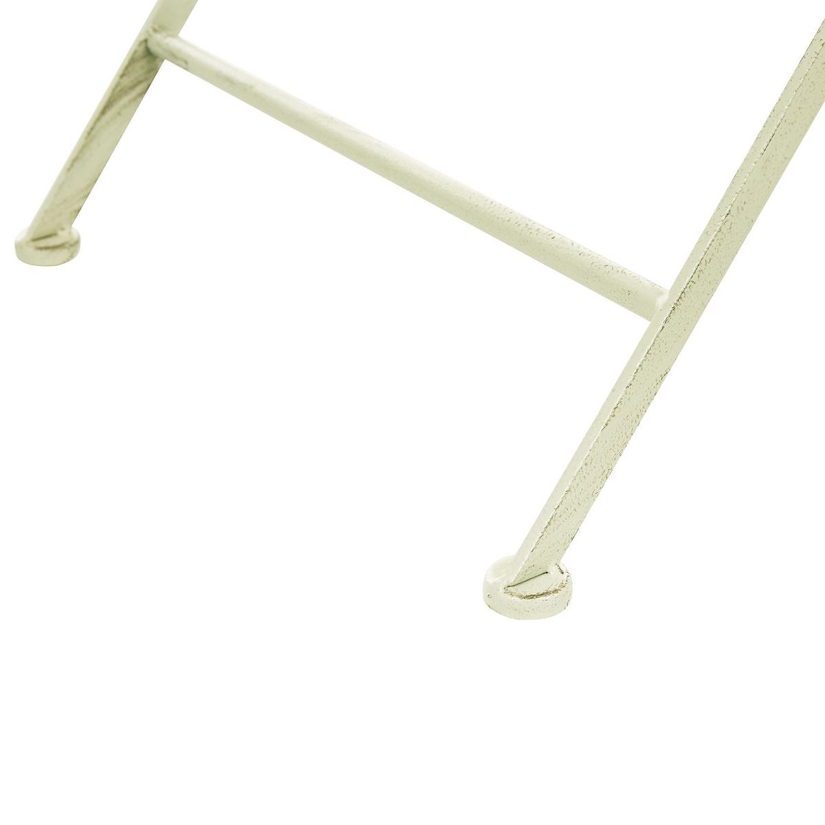 GARTENTISCH Metall Hellgrün Bivio - Grün, Metall (70/70/73cm) - Beliani
