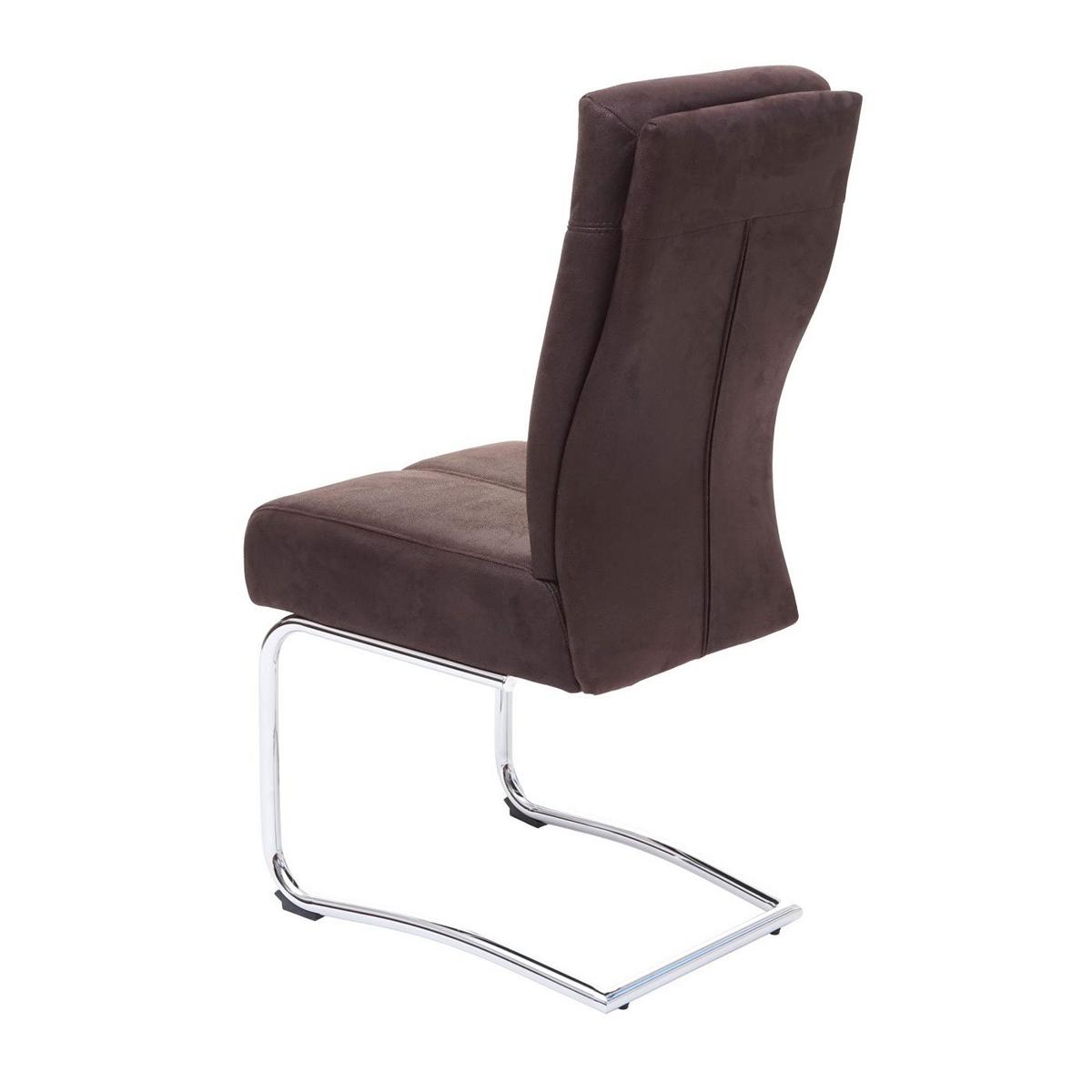 ESSZIMMERSTUHL Braun 2er-Set - Braun, Textil (46/105/60cm) - MCW