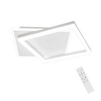 LED-DECKENLEUCHTE Lena 43.5/41/6 cm - Weiß, Metall (48.5/47.5/6cm) - ZMH