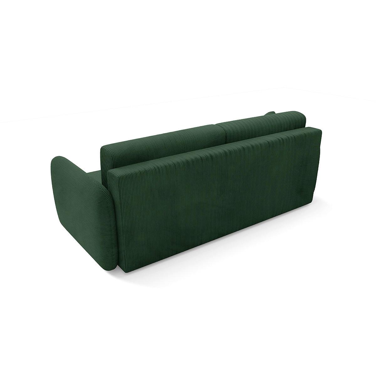 SOFA Dora 3 Sitzplätze Tannengrün - Grün, Holz (233/92/110cm) - Petits-meubles