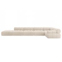 ECKSOFA modulares Sofa Felto-L3 - 475x190x70 cm Beige Cord - Beige, Holzwerkstoff/Textil (475/190cm) - ALTDECOR