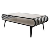COUCHTISCH Aristo - Kaschmir/Schwarz, Holzwerkstoff/Metall (60/120/44cm) - MIRJAN24