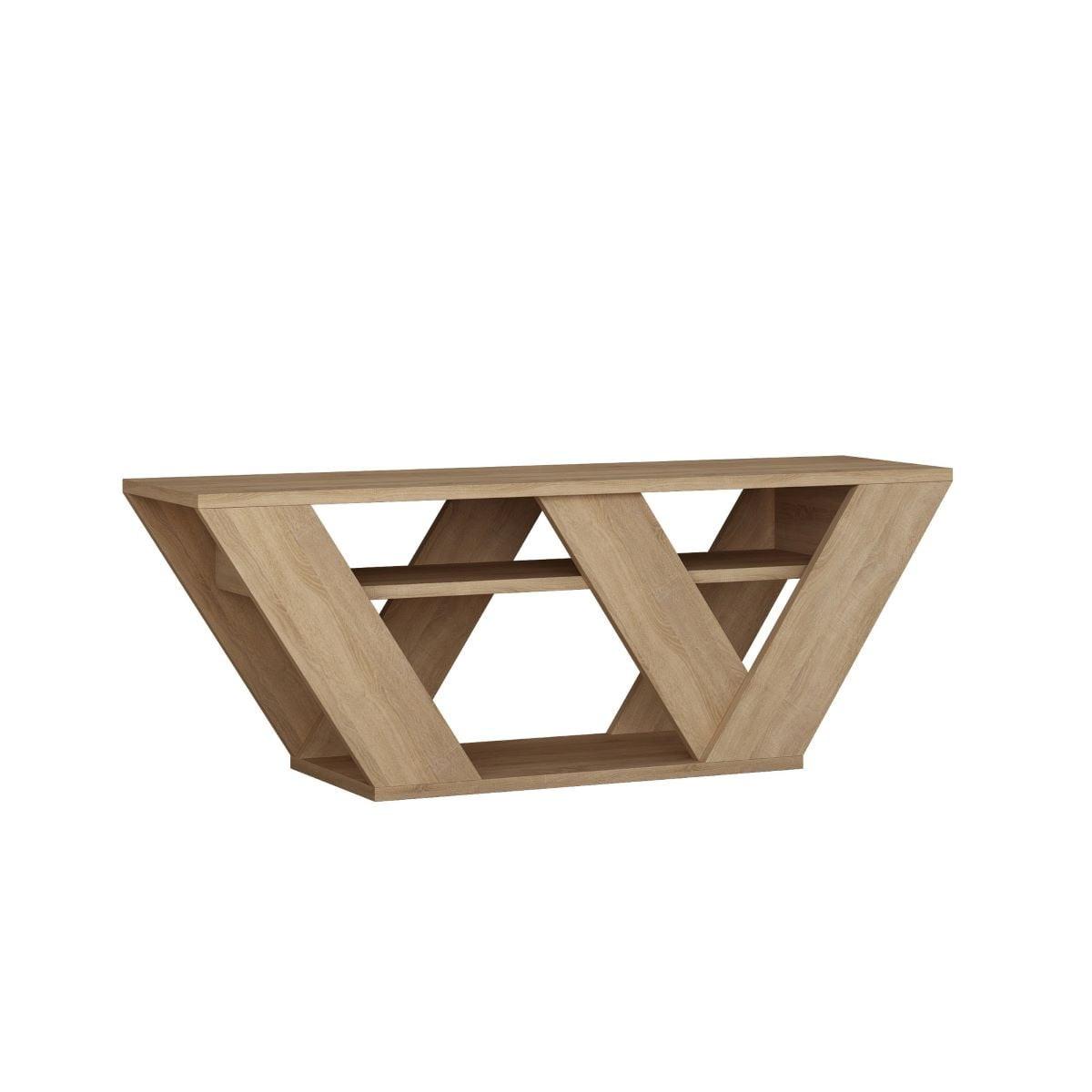 TV-MÖBEL 3 Regale L110 cm - Pipralla - Eichefarben, Holzwerkstoff (30/40/12cm) - Calicosy