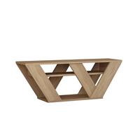 TV-MÖBEL 3 Regale L110 cm - Pipralla - Eichefarben, Holzwerkstoff (30/40/12cm) - Calicosy