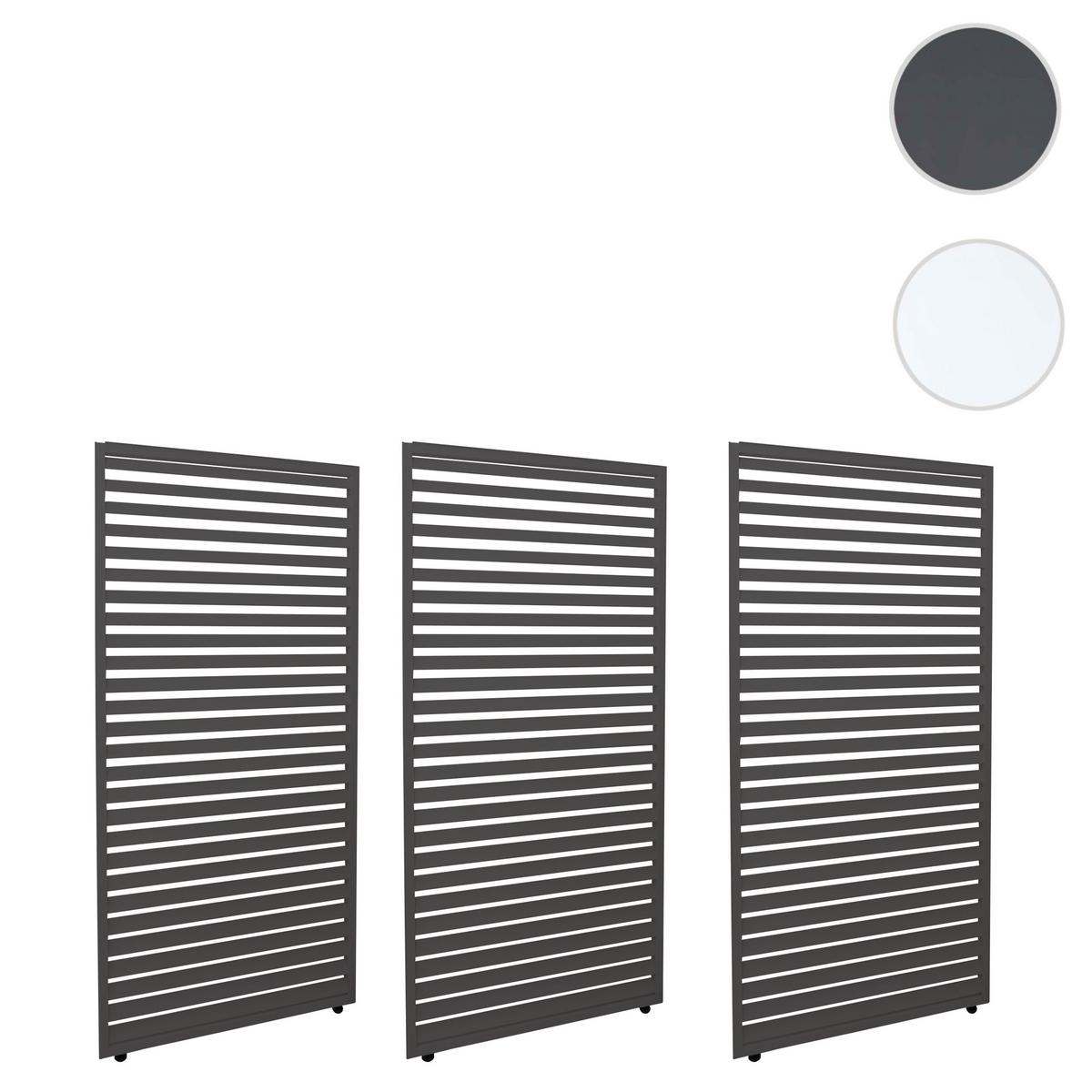 PANEELE FÜR PERGOLA 3ER-SET Anthrazit 3er-Set-Set - Anthrazit, Metall (271/204/4cm) - MCW