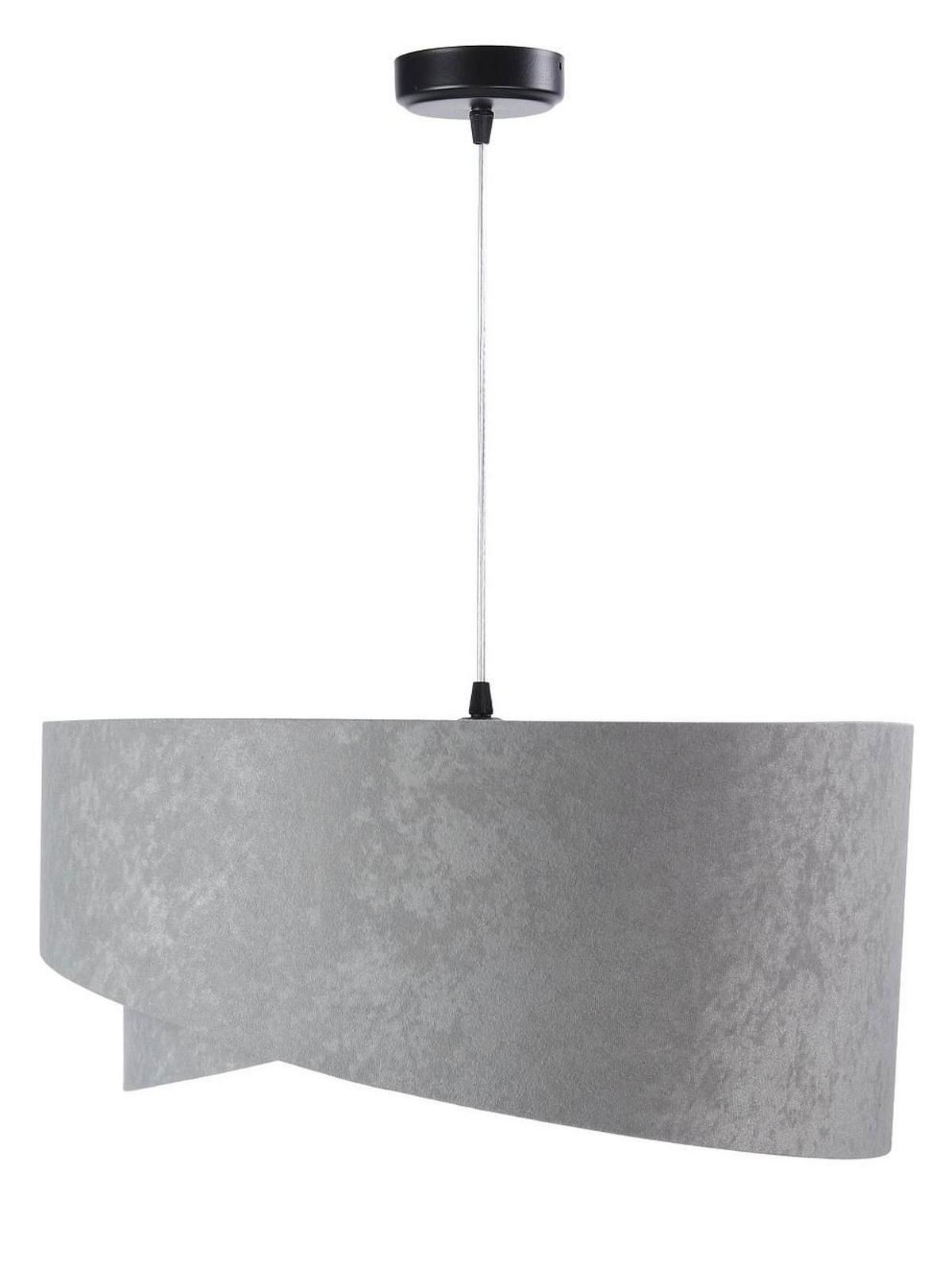 HÄNGELEUCHTE Grau 50/23 cm - Weiß, Kunststoff (50/1.3/23cm) - ONZENO
