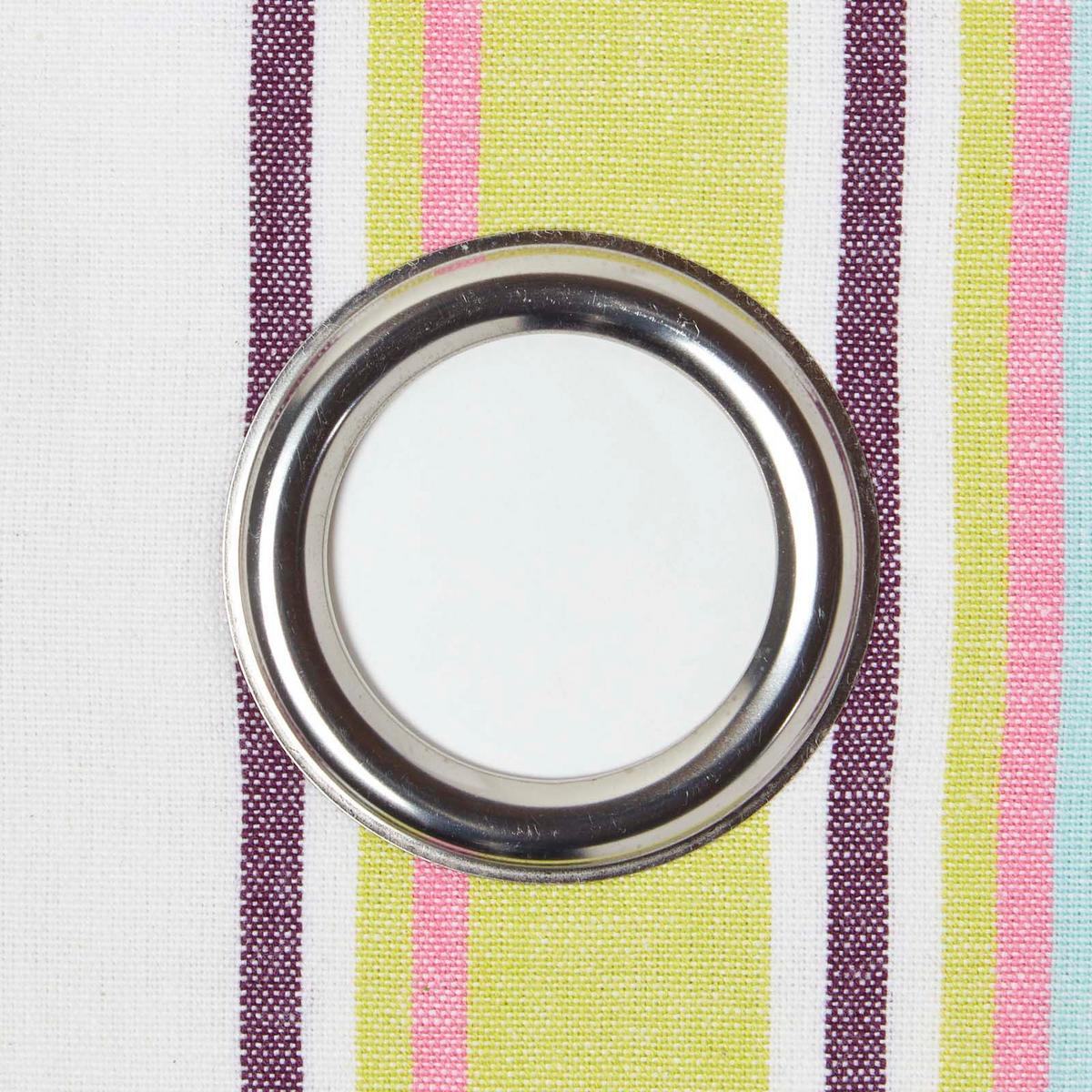ÖSENVORHANG Osaka blickdicht 2er-Set, 117/137 cm - Multicolor, Textil (117/137cm) - Homescapes