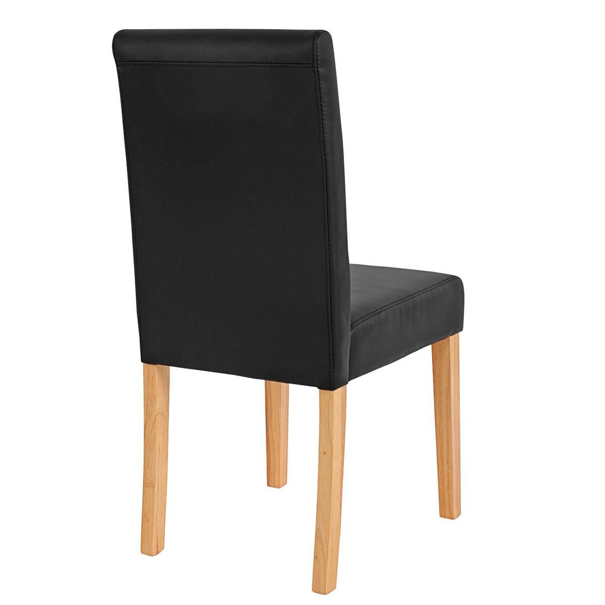 ESSZIMMERSTUHL Schwarz 2er-Set - Schwarz, Textil (43/90/56cm) - MCW