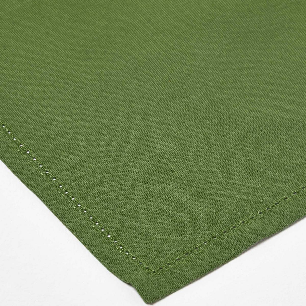 STOFFSERVIETTEN 4er-Set olivgrün 45/45 cm, 100% Baumwolle - Olivgrün, Textil (45/45cm) - Homescapes