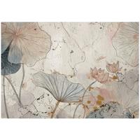 FOTOTAPETE Blumen Beton Beige 250x175 cm - Multicolor, Papier (250/175cm) - Wallarena