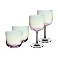 WEIN- UND WASSERGLÄSER Like Glass Pearl 4-tlg. - Multicolor, Glas - like.Villeroy & Boch