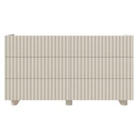 KOMMODE Fiorra Greige 147 cm - Kaschmir, Holzwerkstoff (147/84/38.8cm) - Selsey