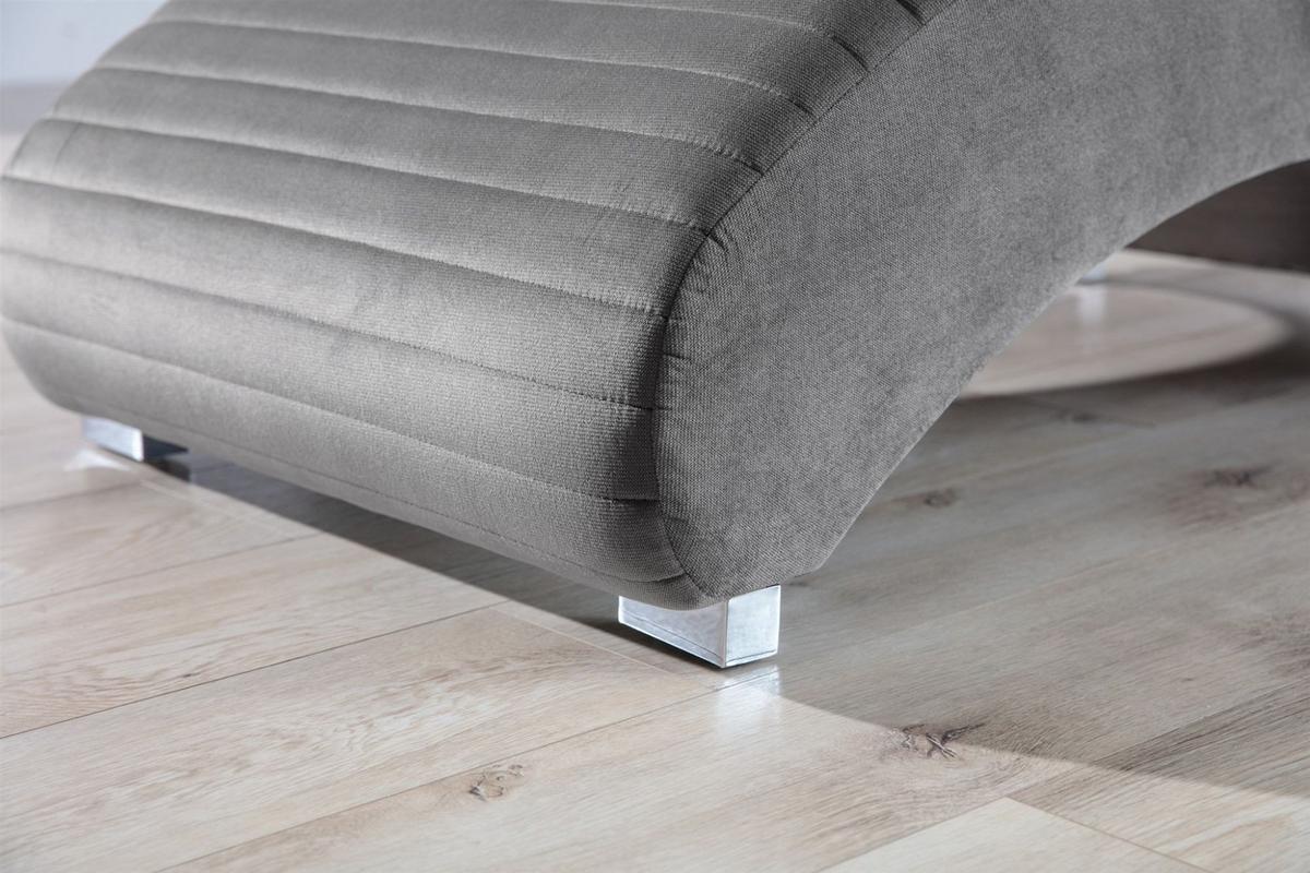 RELAXLIEGE Abramo In Kronos - Dunkelgrau, Holzwerkstoff/Textil (73/80/170cm) - Fun Möbel