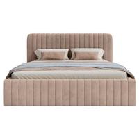 POLSTERBETT Saliano Beige 160x200 cm - Beige, Holz/Textil (160/200cm) - Selsey