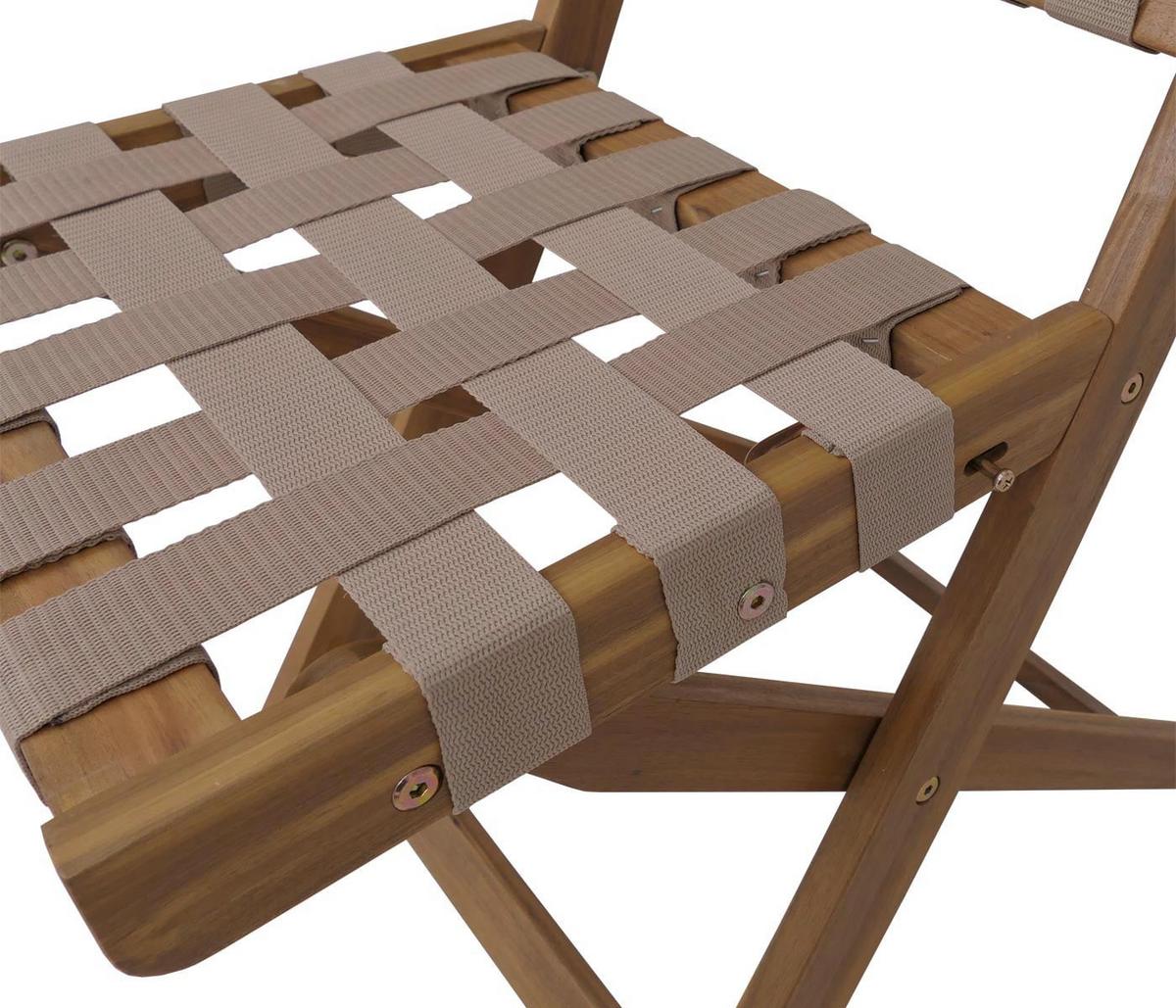 GARTEN-SET Braun, Creme - Creme/Braun, Holz - MCW