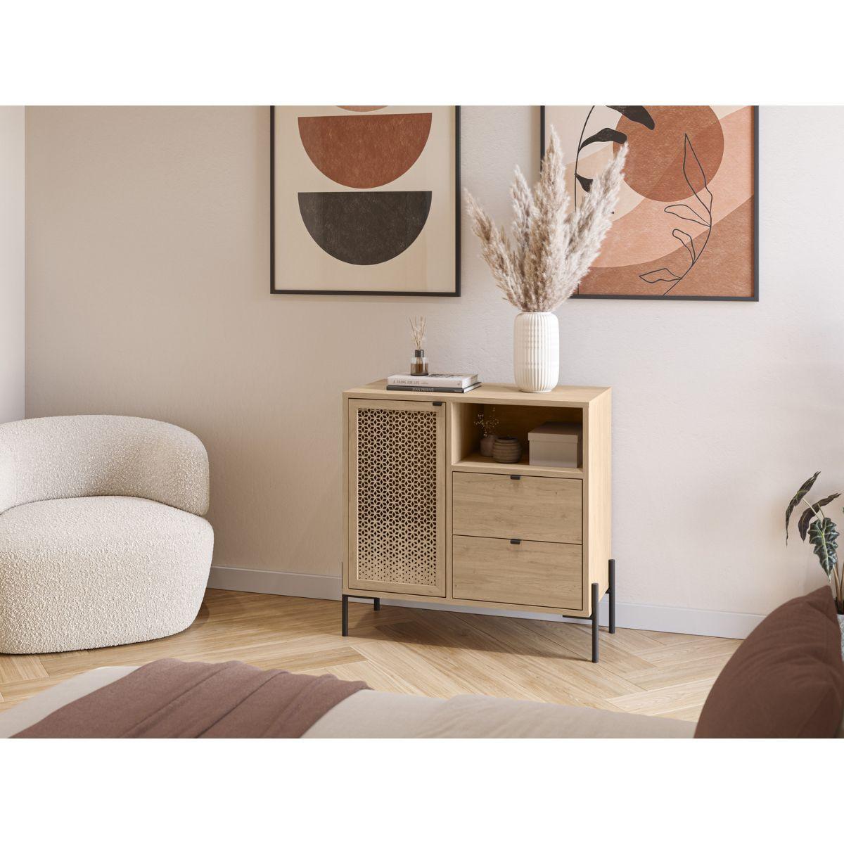 SCHRANK Inca Braun 84/40/80.5 cm - Braun, Holz (40/80.5/84cm) - Calicosy